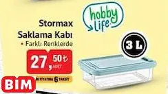 HOBBY LİFE STORMAX SAKLAMA KABI